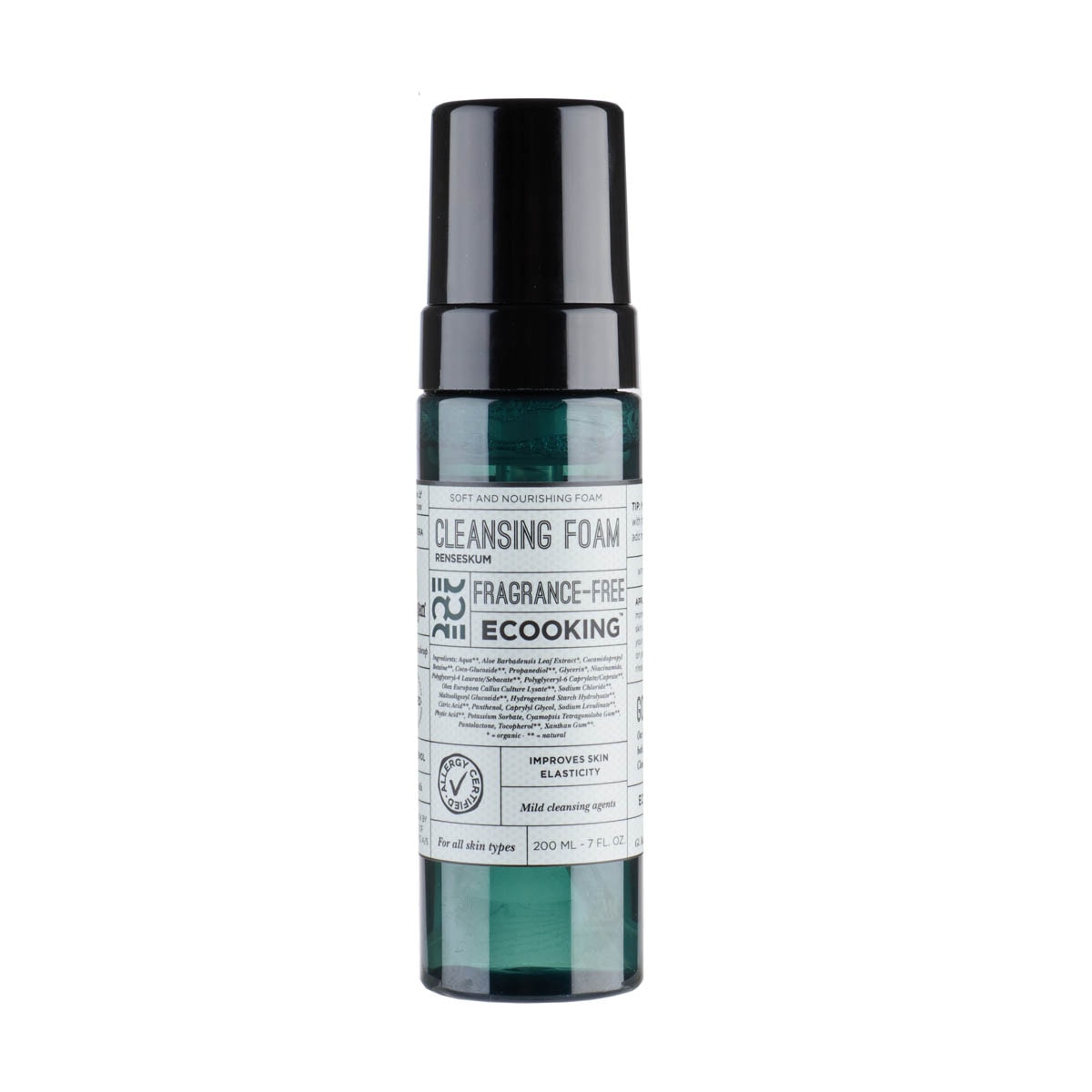 Ecooking 50+ Cleansing Foam,fragrance free 200ml