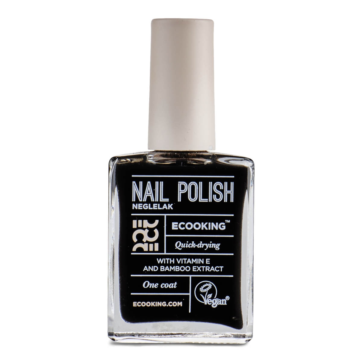 Ecooking Nailpolish 008 Black 15ml