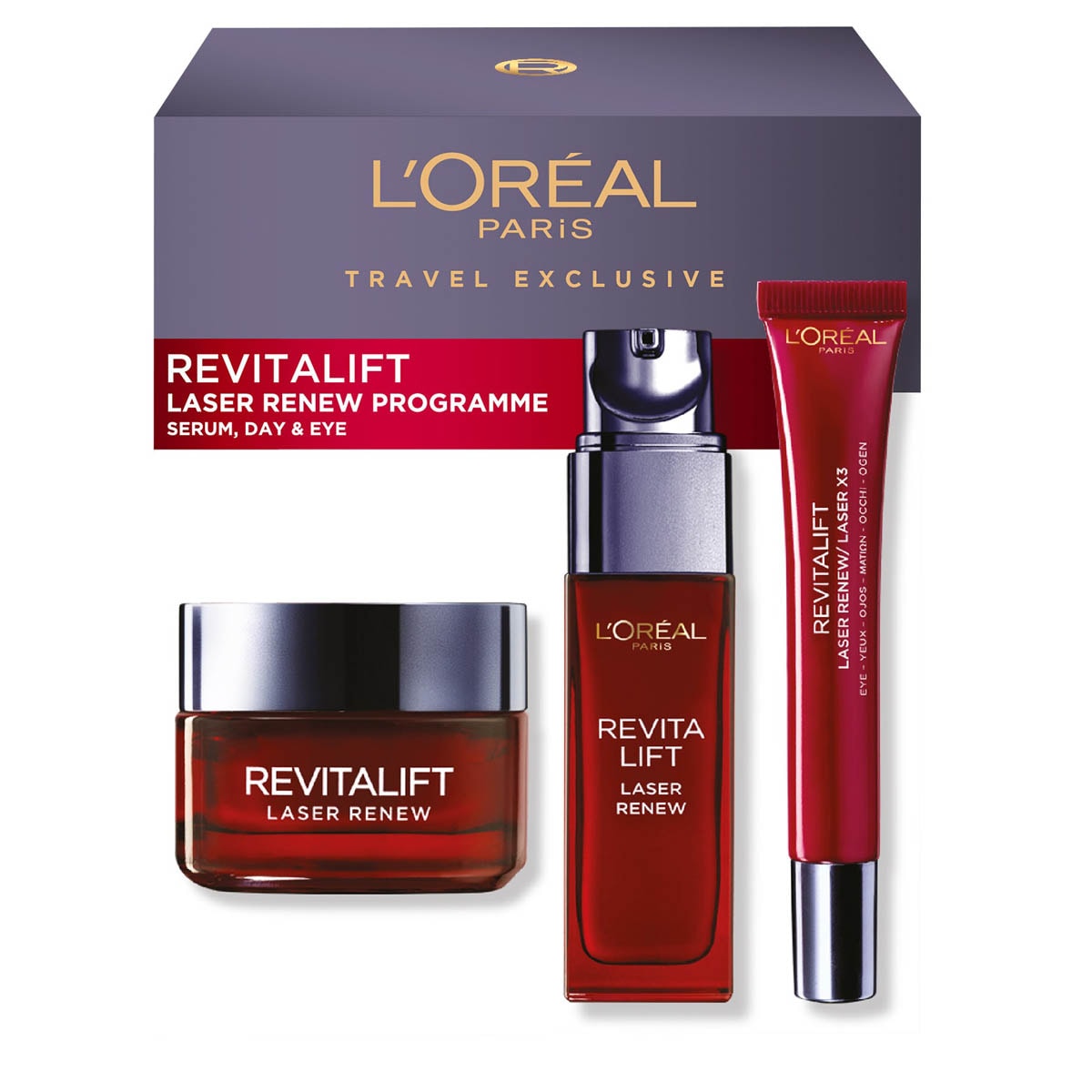 L'Oreal Revitalift Laser Day+Serum+Eyes 85ml