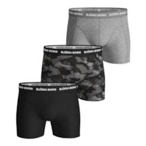 Björn Borg Shorts Black/Grey/Camo 3p M