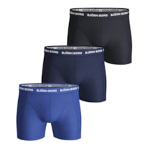 Björn Borg Shorts Solid Black Blue 3p S